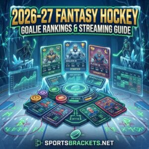 Read more about the article 2026-27 Fantasy Hockey Goalie Rankings and Streaming Guide