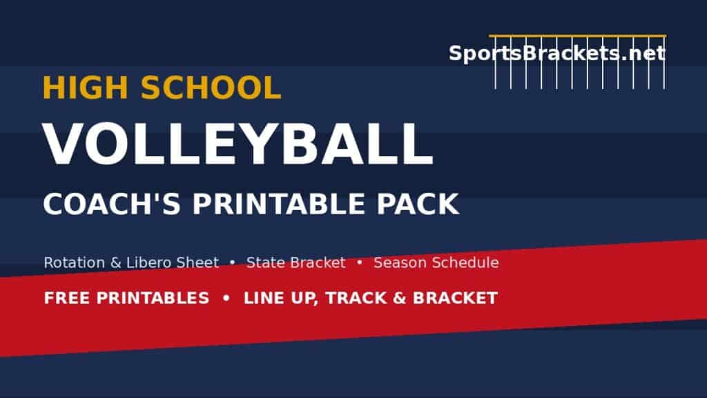 Printable Volleyball Roster Form.pdf Volleyball Lineup Sheet: Free Printable Rotation, Libero Tracker & Bracket