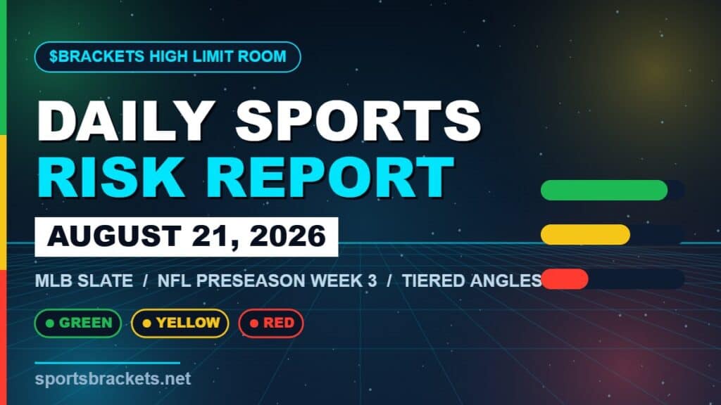 Slate Report Daily Sports Risk Report (October 26, 2026): NFL, NBA, MLB and WNBA Slate