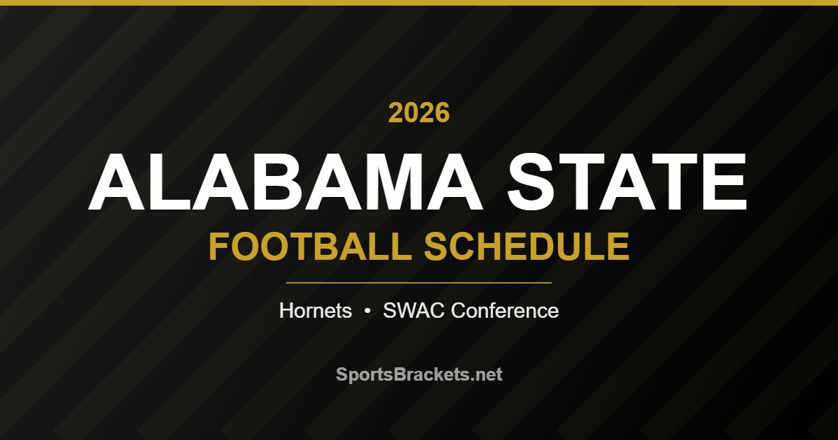2026 Alabama State Hornets football schedule