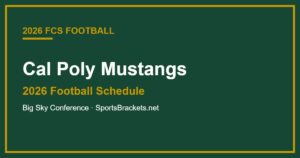 2026 Cal Poly Mustangs football schedule