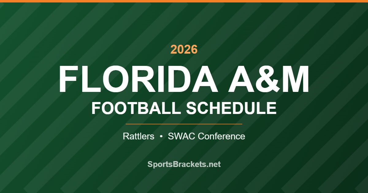 2026 Florida A&M Rattlers football schedule