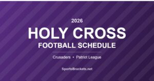 2026 Holy Cross Crusaders football schedule