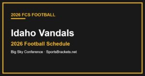 2026 Idaho Vandals football schedule