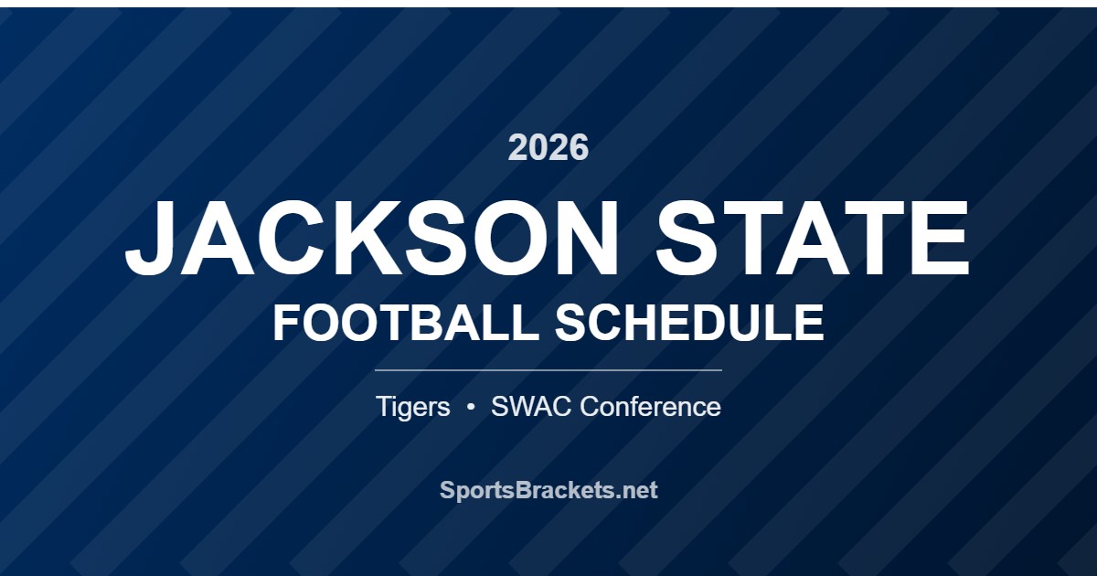 2026 Jackson State Tigers football schedule