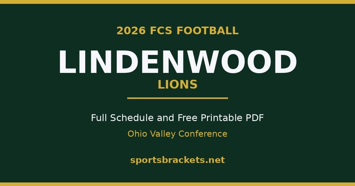 2026 Lindenwood Lions football schedule