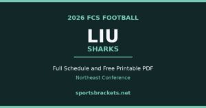 Read more about the article 2026 LIU Football Schedule and Printable PDF