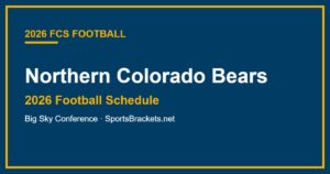 2026 Northern Colorado Bears football schedule