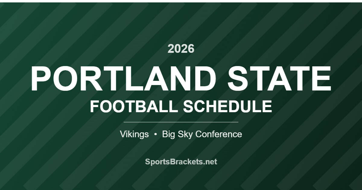 2026 Portland State Vikings football schedule