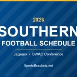 2026 Southern University Jaguars football schedule