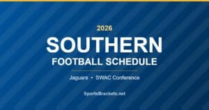 2026 Southern University Jaguars football schedule