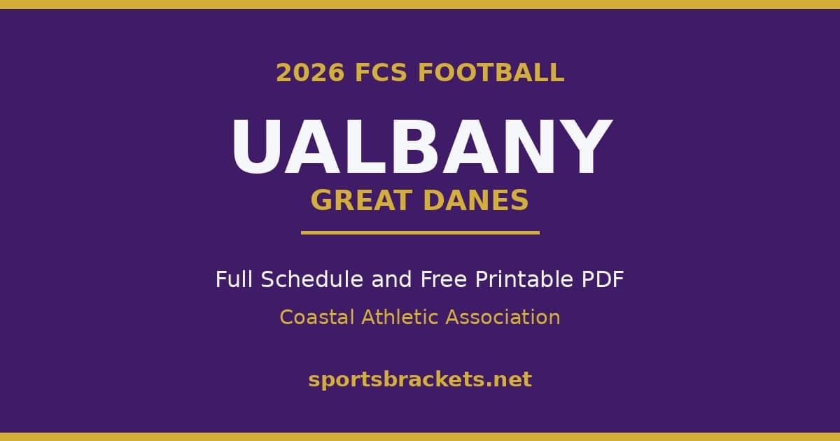 2026 UAlbany Great Danes football schedule
