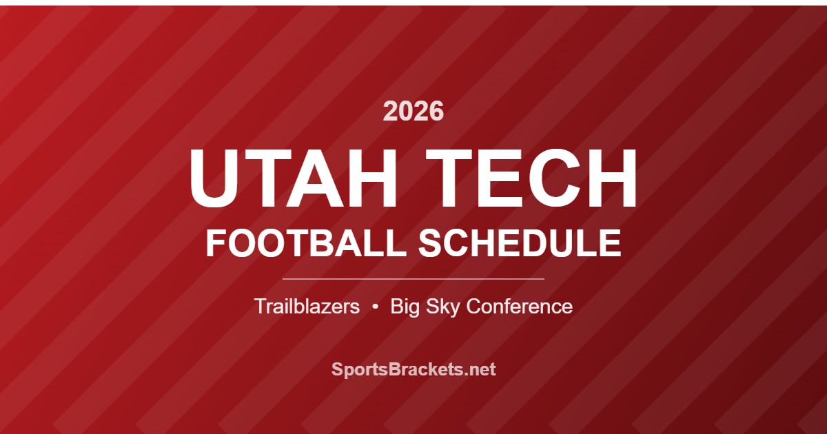 2026 Utah Tech Trailblazers football schedule