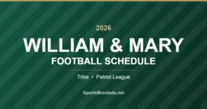 2026 William & Mary Tribe football schedule