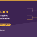 12-team seeded single-elimination bracket, free printable PDF from SportsBrackets.net