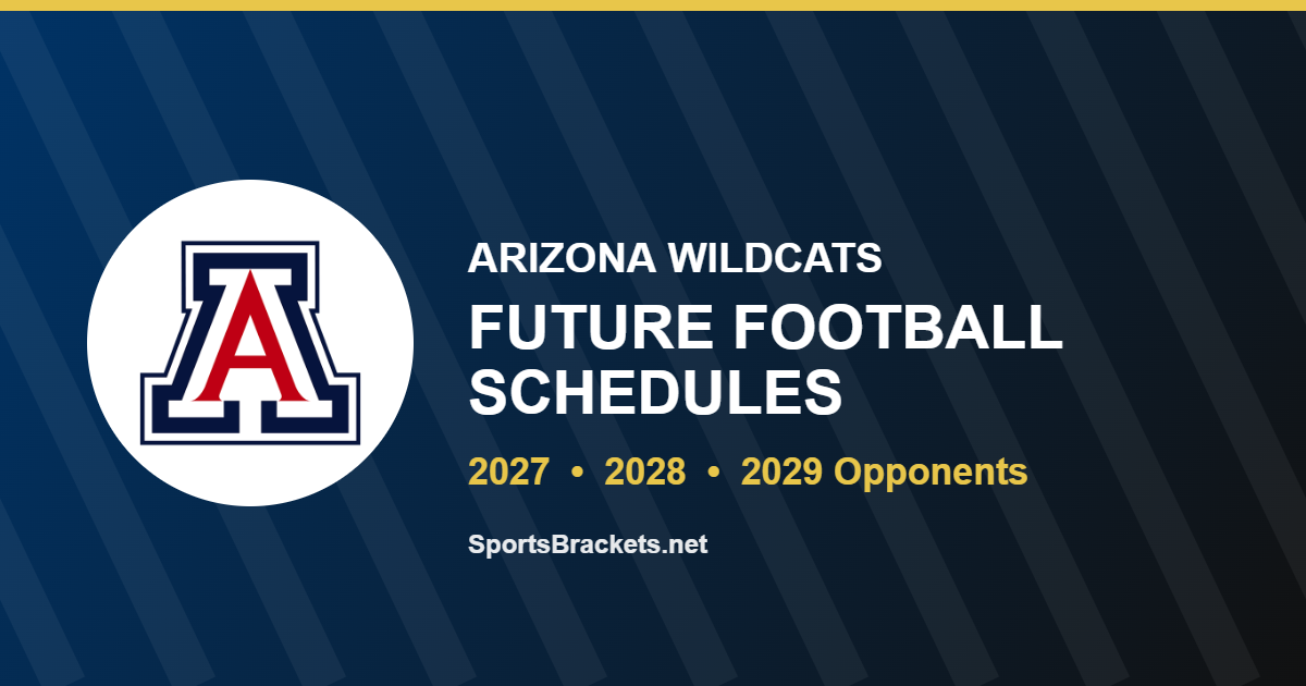 Arizona future football schedule for 2027