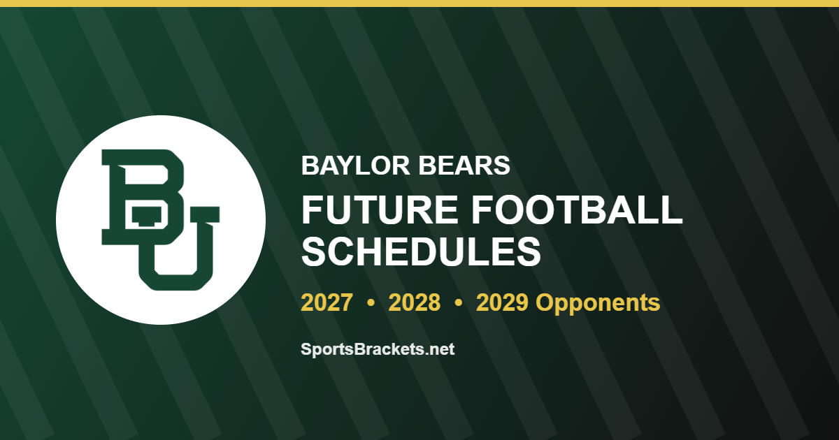 Baylor future football schedule for 2027