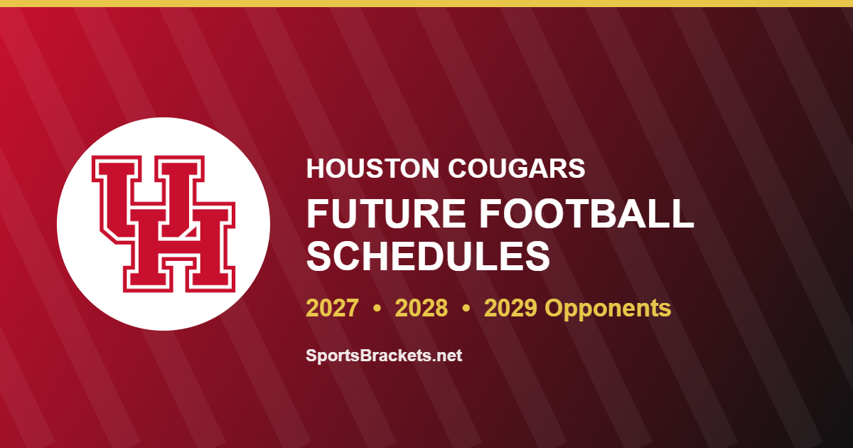 Houston future football schedule for 2027