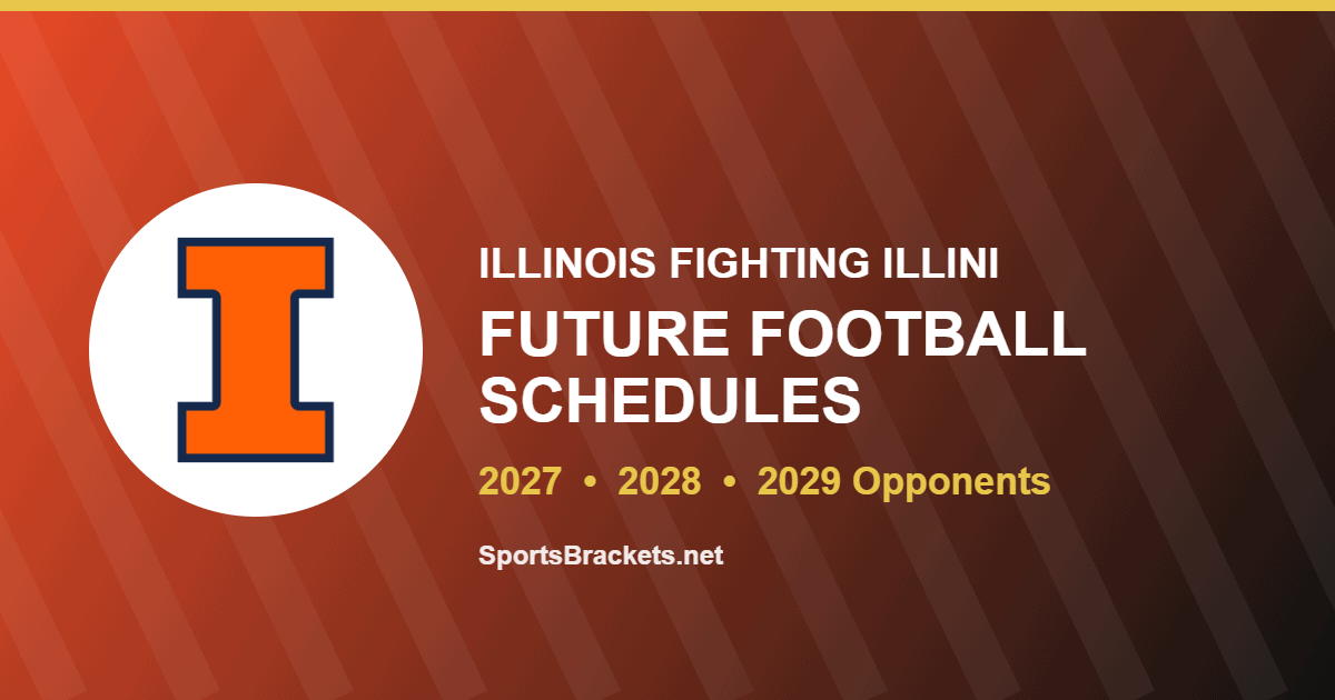 Illinois future football schedule for 2027 and 2028