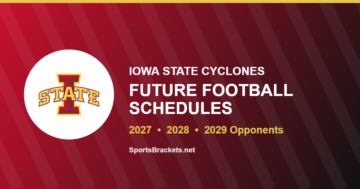Iowa State future football schedule for 2027