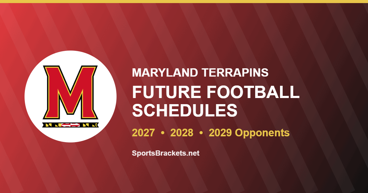 Maryland future football schedule for 2027 and 2028