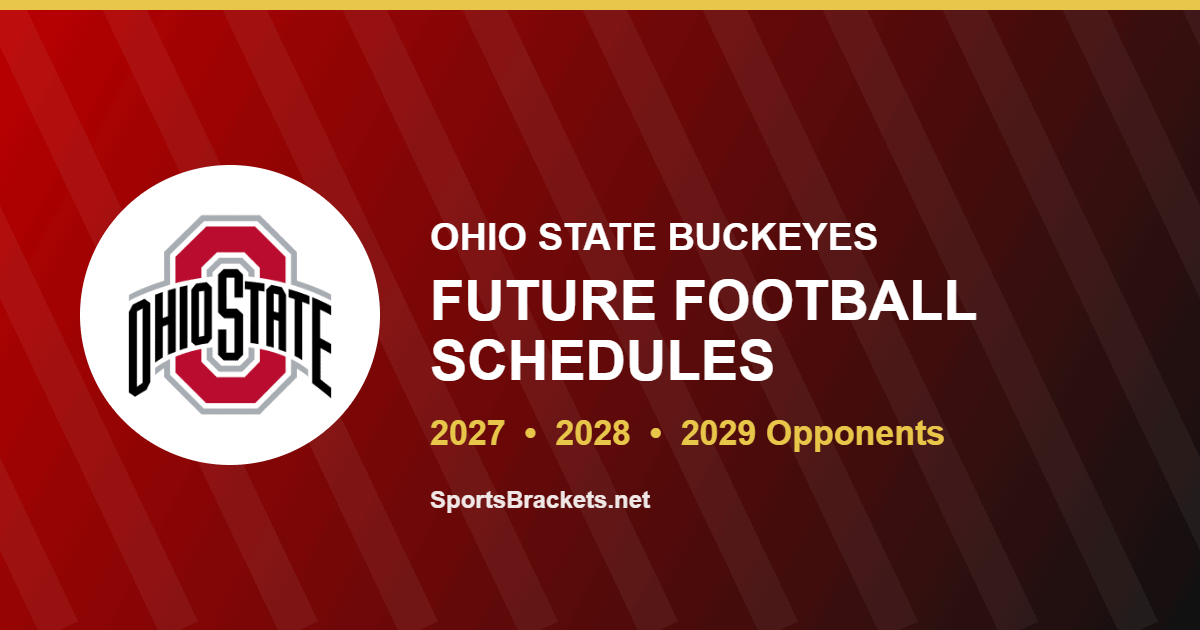 Ohio State future football schedule for 2027 and 2028