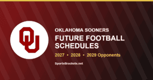 Read more about the article Oklahoma Sooners Future Football Schedules: 2027, 2028 & 2029 Opponents by Year