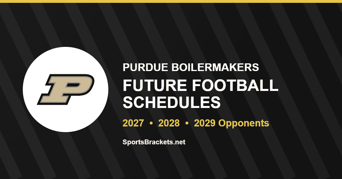 Purdue future football schedule for 2027 and 2028