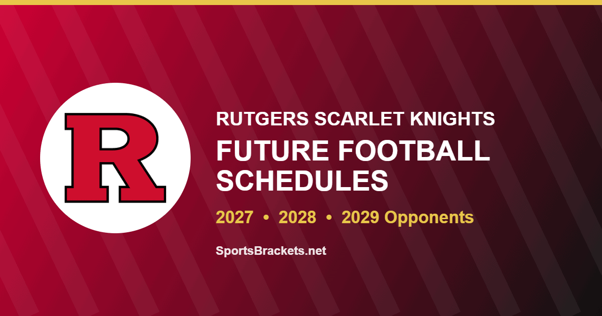 Rutgers future football schedule for 2027 and 2028
