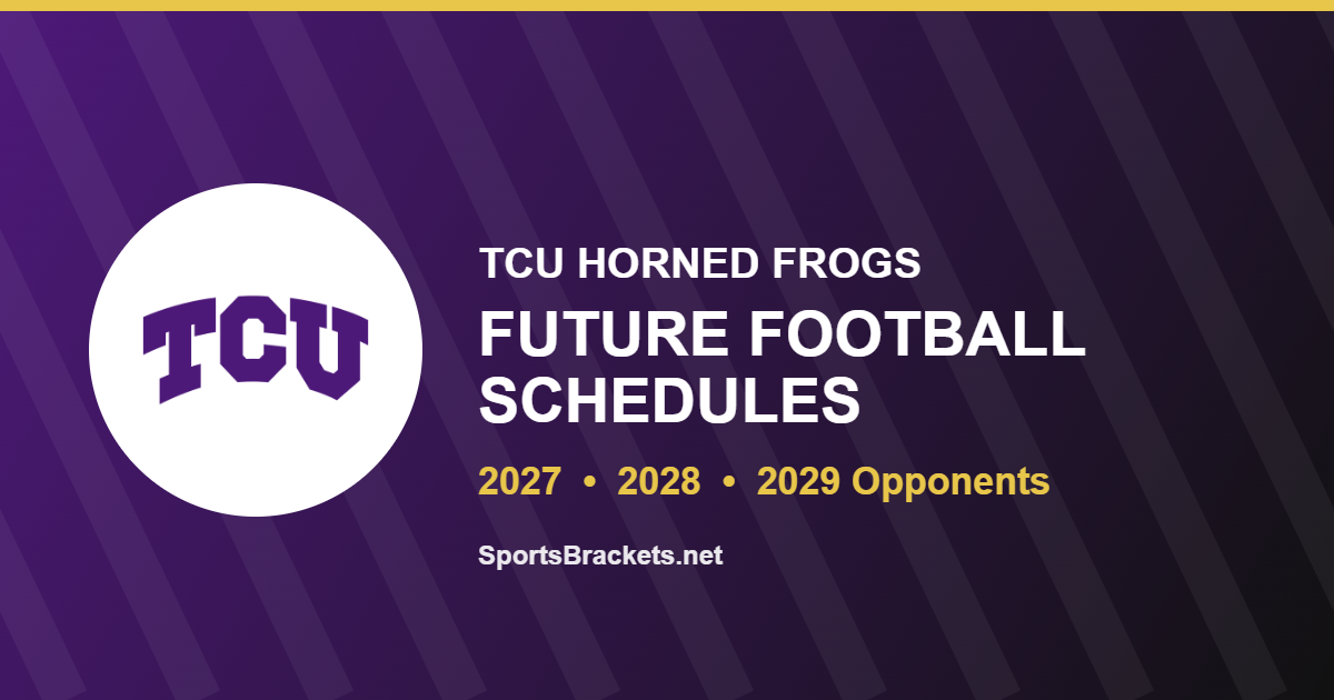 TCU future football schedule for 2027