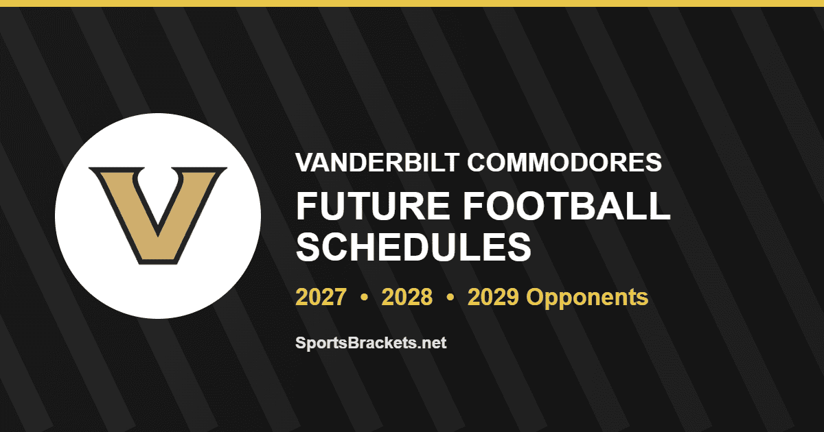 Vanderbilt future football schedule for 2027, 2028 and 2029
