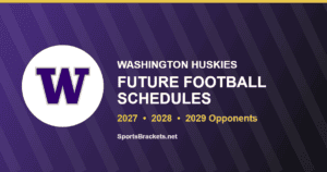 Read more about the article Washington Huskies Future Football Schedules: 2027 & 2028 Opponents by Year