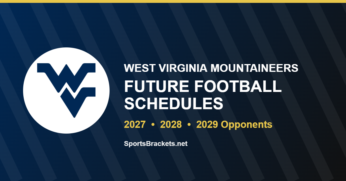 West Virginia future football schedule for 2027