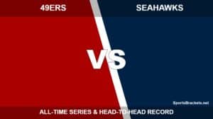 San Francisco 49ers vs Seattle Seahawks all-time series
