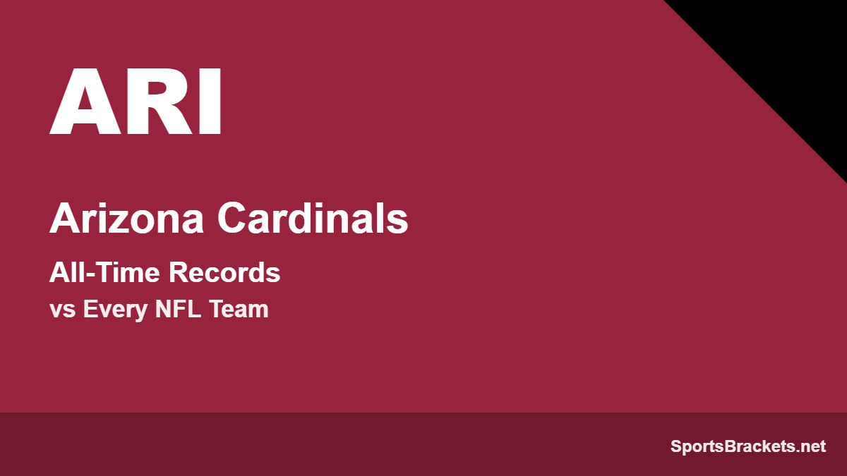 Arizona Cardinals all-time records vs every NFL team
