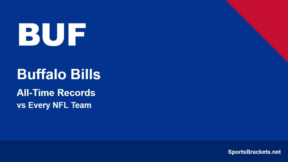 Buffalo Bills all-time records - Sports Brackets Buffalo Bills all-time records vs every NFL team