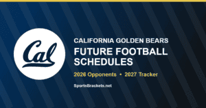 California future football schedule card