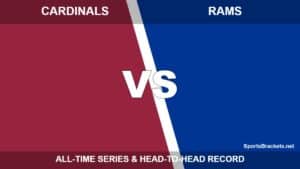 Arizona Cardinals vs Los Angeles Rams all-time series