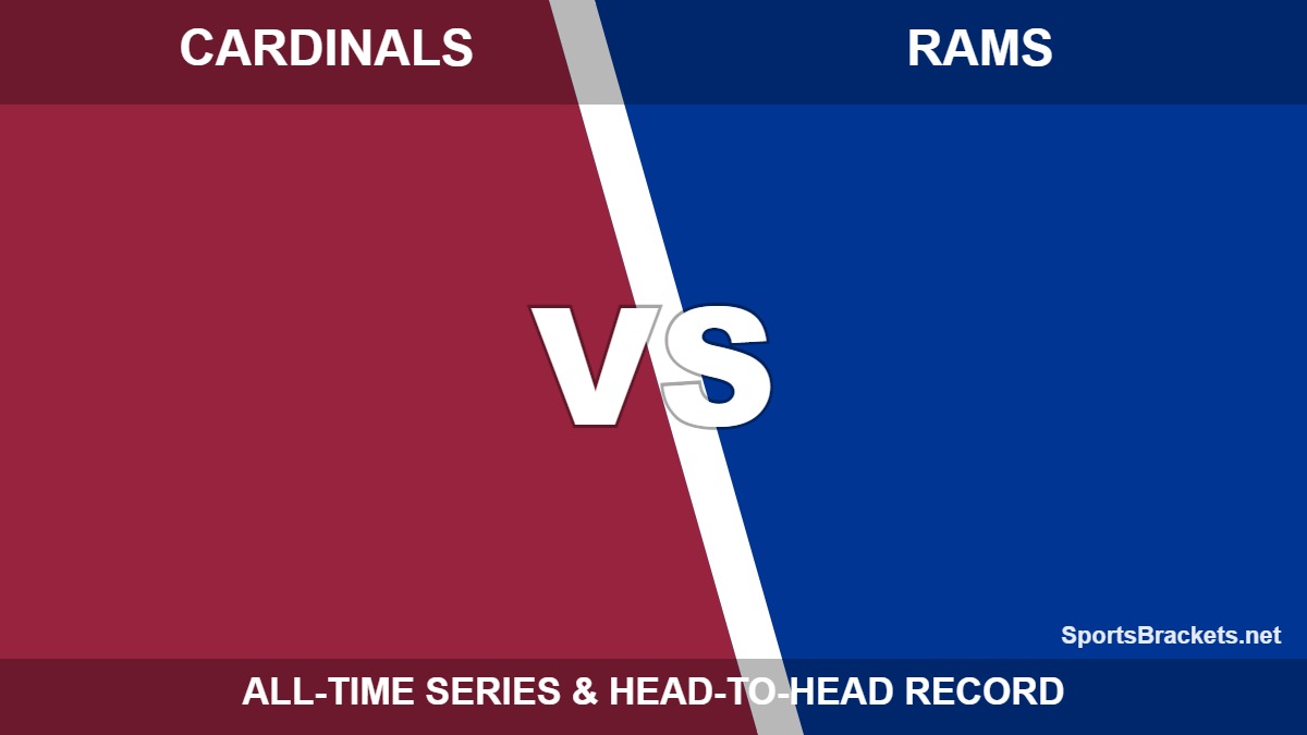 Arizona Cardinals vs Los Angeles Rams all-time series