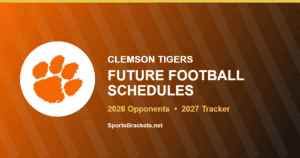 Clemson future football schedule card