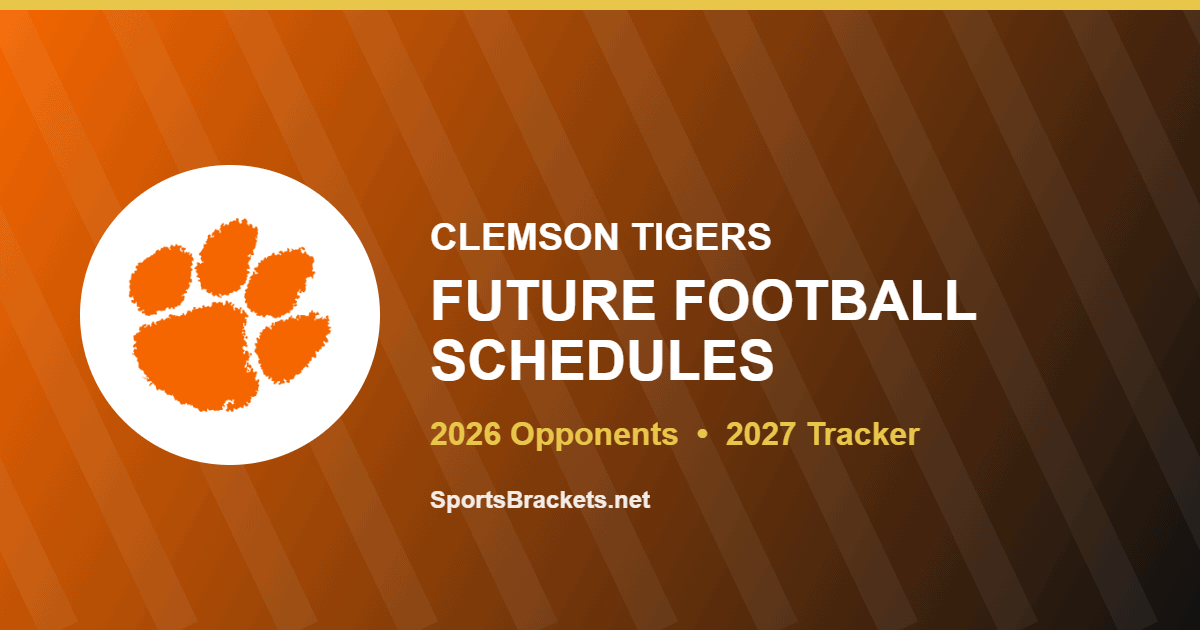 Clemson future football schedule