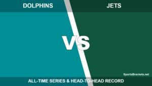 Miami Dolphins vs New York Jets all-time series