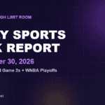 Daily Sports Risk Report September 30, 2026 hero graphic for the MLB Wild Card and WNBA playoffs slate
