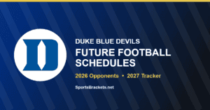 Duke future football schedule card