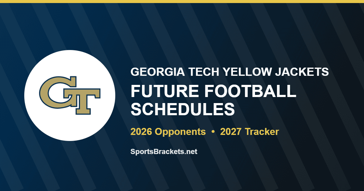 Georgia Tech future football schedule