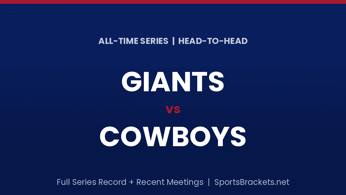all-time series and head-to-head record
