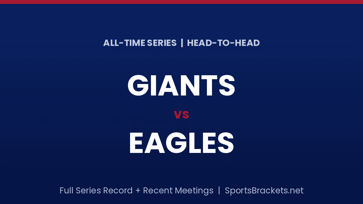 all-time series and head-to-head record
