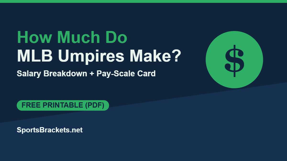 how-much-do-mlb-umpires-make - Sports Brackets How much do MLB umpires make - salary breakdown