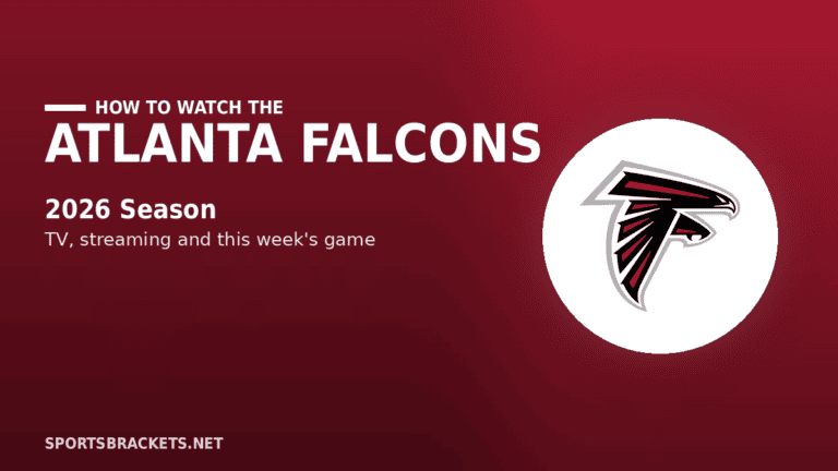 Atlanta Falcons 2026: How to Watch, TV & Streaming