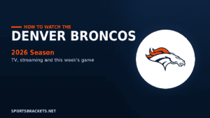 How to watch the Denver Broncos in 2026